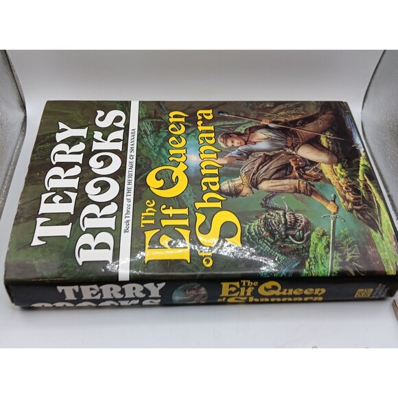 The Elf Queen of Shannara VTG 1st Edition 1st Printing by Terry Brooks 1992 HCDJ - Picture 2 of 9